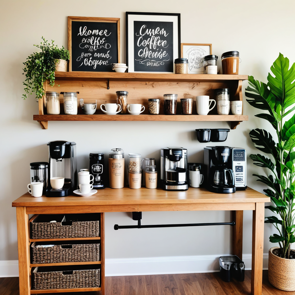 10 Remarkable Coffee Bar Ideas to Elevate Your Home Brewing Experience